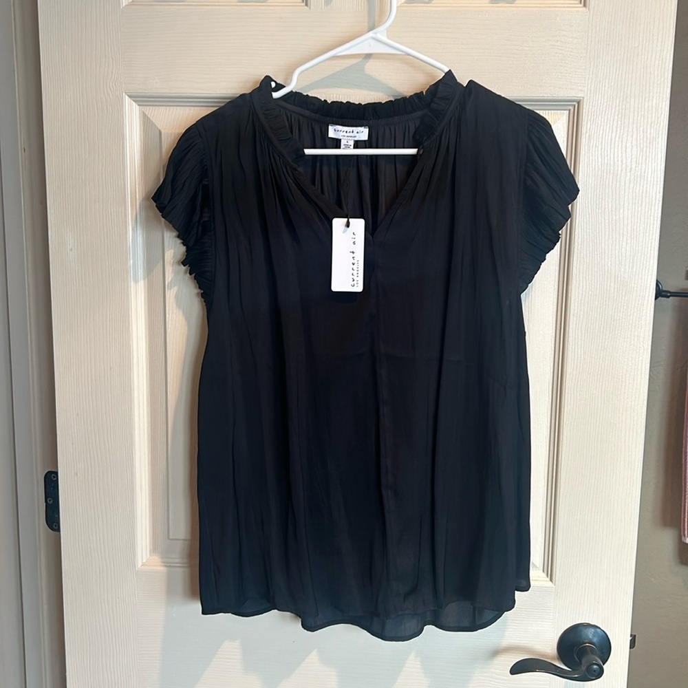 NWT Large Black blouse by Current Air from Savannah Sevens